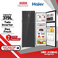 Haier INVERTER Top Mount Freezer 2-Door Refrigerator 319L HRF-339IHG Peti Sejuk 2 Pintu