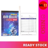 NISO NCR Bill Book / Invoice / Cash Bill / Buku Resit / Receipt Book