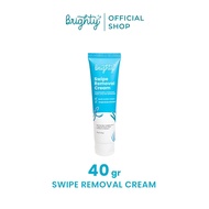 Brighty Swipe Removal Cream 40g Underarm Waxing, Fast, Clean, Smooth, Safe, Skin-Free Hair Removal C