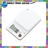 Tanita KW-201-WH Cooking Scale, Kitchen Cooking, 4.4 lbs (2 kg), 0.4 oz (1 g) Unit, Waterproof, Wash