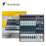 Soundcraft EX-8 Professional 8-Channel Mixer, 99 Echo Effects, USB Play, Stage Mixer