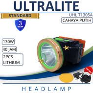 Ultralite Senter Kepala Premium 300w 300 Watt UHL T3005A 300Watt Super LED Baterai Lithium Super Ter