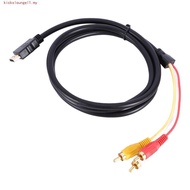 KICKSLOUNGEL Audio AV Component 1.5M/5Ft Durable HDMI Male Adapter