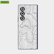 Vinyl Skin wrap for Samsung Z fold 7/6/5/4 - Waves collection by Nexa skins ZV001, Protection wrap