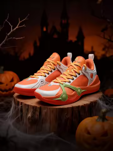 RIGORER BP1‘Trick Or Treat’Men's Low-Top Basketball Shoes-Wear-Resistant, Non-Slip, Professional Per