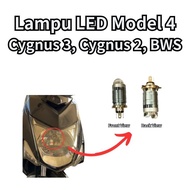 tomi lampu LED lamp motor yamaha cygnus BWSX model 4