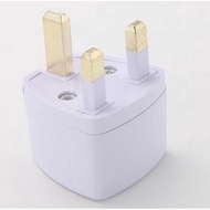 Universal 3 Pin Plug Adaptor 2 Pin US EU Multi Pin To 3 Pin UK