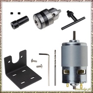 [S D K G] 775 Motor 10000Rpm DC 12V Lathe 775 Motor with Mini Hand Drill Chuck and Milling Machine M