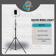 26cm LED Ring Light with 2.1M Tripod Stand Youtuber FB Live Mobile Phone Shooting Lightning Tiktok L
