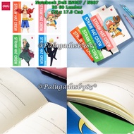(1 Piece) Deli EN007 B5 Notebook 60 Sheets One Piece / Deli Thread Sewing Notebook EN007 B5 / Deli N