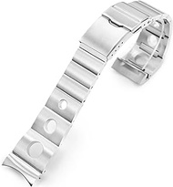22mm RB Version II Metal Watch Band Compatible with Seiko 5 Sports 42.5mm SRPD75, Baton Clasp
