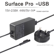 44w Power Adapter Surface Pro Charger For Microsoft Surface Pro X Pro 6 Pro 5 Pro 4 Pro 3 Pro 7 Surface Go 1 2 Laptop 1 2 3  Laptop 4 2021 15v 2.58a 0MSK