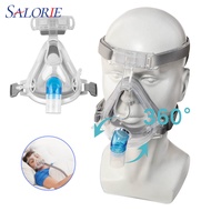 Salorie Cpap Mask with Headgear Full Mask Auto CPAP APAP BIPAP For Air Breathing Machine Sleep Apnea