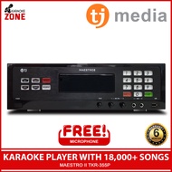 TJ Media Maestro II TKR-335P / 32GB SD Card Karaoke Player with 20000 Songs / with Mic / TJ Maestro 