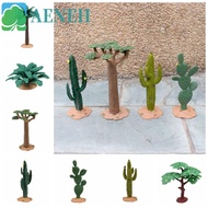 AENEH Artificial Plant Cactus, Cute Plastic Artificial Tree Model, Imitation Plants DIY Crafts Reali