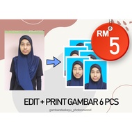 EDIT GAMBAR PASSPORT + GAMBAR 6 KEPING