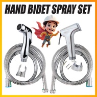Set Pancuran Bidet Tandas / Kepala Paip Bidet / Stainless Steel Spray Gun / Bidet Spray Head / Bidet