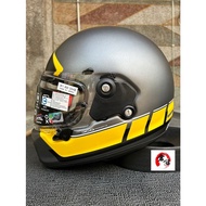 Price 16,000 Original 18800 ARAI RAPIDE-NEO SPEEDBLOCK Black Silver Yellow Retro Hat Full Face Helme