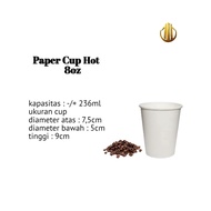 8oz coffee paper cup