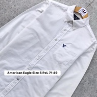 KEMEJA American Eagle Oxford White Shirt