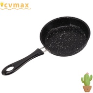 CYMX Nonstick Frying Pan, Wheat Stone Coating 12CM Frying Skillet, Camping Flat Bottom Antistick Fas