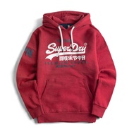 Superdry Pullover Hoodie Classic Logo Red