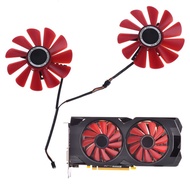 yingke 2pcs 85mm Rx-570-Rs Rx-580-Rs Fd10u12s9-C Fan For Xfx Rx470 Rx570 Rs Rx580 Rs Video Graphics Card Cooling Fan