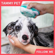 Dog Pet  Bath Brush Comb Silicone SPA Shampoo Massage Brush Shower Hair Removal Comb For Dogs Cats C