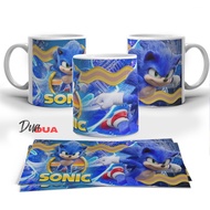 Sonic Mug Full Blue Wallpaper HD Quality