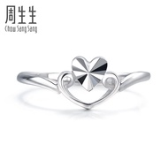 Zhoushengsheng Pt950 Platinum Ring Open White Gold Ring Female Ring 70648R Price