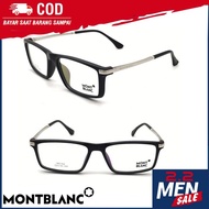 (0_0) Kacamata MONTBLANC minus Sporty frame kaca mata sport pria kaca