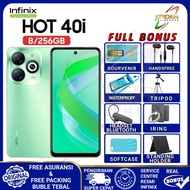 hp infinix hot 40i ram 8/256gb [ extended ram 8gb ] garansi resmi - 8/256 green no bonus