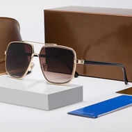 Gujia Men's Sunglasses Retro Fashion Sunscreen Sunglasses Business Casual Square Frame Goggles