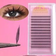 One click to enlarge your eyes 240 clusters of C-roll comic fan-shaped eyelash set (8-15mm), with a 