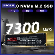 1/2/4TB 980 EVO Plus PCIe 4.0 NVMe M.2 Ổ cứng SSD nhiệt độ thông minh điều khiển Plug-Play máy tính