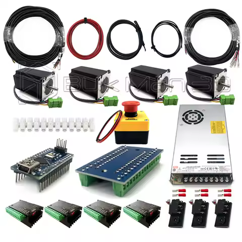 BulkMan3D High Torque GRBL Controller Kit with Nema23 High Torque 2.45N.m Stepper Motors for OXMAN, 
