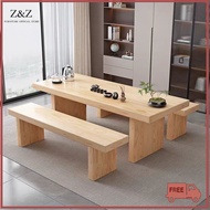 【Customized】All Solid Wood High-end Bench 1.2M/1.4M/1.6M Long Bench Dining Chair Shoe Changing Bench