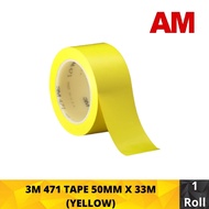 3M 471 TAPE 50MM X 33M (YELLOW)