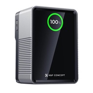 K&F V Mount Battery 99Wh 14.8V/6700mAh PD100W  PD Fast Charger D-TAP USB-A USB-CBP (ประกันศูนย์)