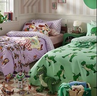 英美貨預訂 🛏️ (5款選擇) (單人/雙人/特大/超特大) 2026 Disney Toy Story 5 Bedding🦖 反斗奇兵5 枕頭袋+被袋Set (❌不包床單～) Reversible 