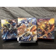 New Original Promo Digimon Card Game Deck Box (Omnimon/ Omegamon , Aldamon/ Agunimon , Paidramon/ Ve
