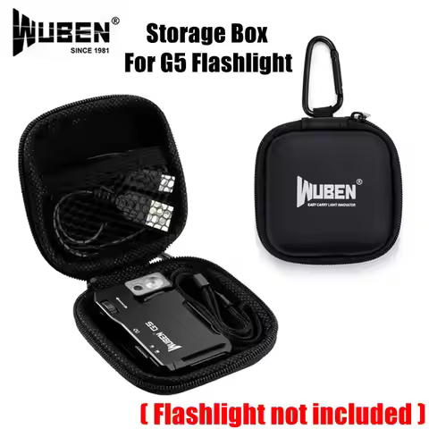 WUBEN Accessories For WUBEN G5 Flashlight Storage Case Box Bag Torch Holster Outdoor Anti Drop Prote