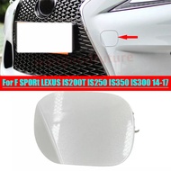 White FRONT BUMPER TOW COVER For F SPORt LEXUS IS200T IS250 IS350 IS300 14-17