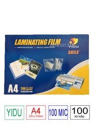 Màng ép Plastic CHÍNH HÃNG YIDU A4 100 MIC125MIC và 150 MIC