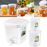 3.5/5L Fridge Drink Dispenser with Lid Juice Container for Parties and Daily Use [alloetools.my]