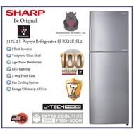 Sharp SJ-RX42E-SL2 S-Popeye Refrigerator 317L