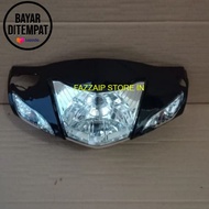 Batok Depan Dan Lampu Depan+Sen Supra Fit New Hitam