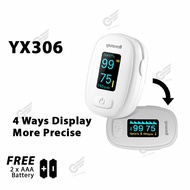 【Clearance】 Yuwell Pulse Oximeter YX102 / YX301 / YX306 Digital Fingertip Painless Care Health High 