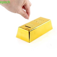 EPOCH Piggy Bank Unique Gold Bullion Bar Gold Brick Bullion Prop 1Pcs Artificial Coin Case