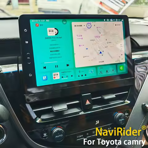 Android Stereo For Toyota Camry 8 XV 70 2017 2018 2019 2020 2023 Car Radio Multimedia Player Navigat